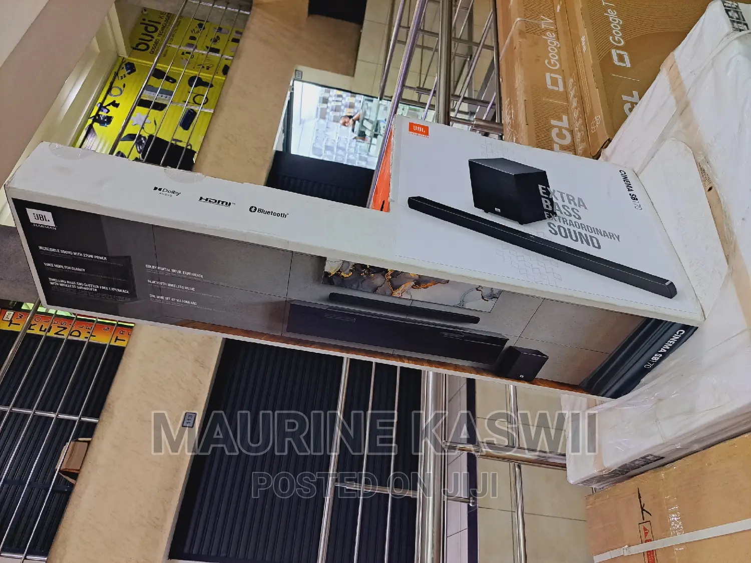 JBL Cinema SB170 2.1 Ch Soundbar With Wireless Subwoofer