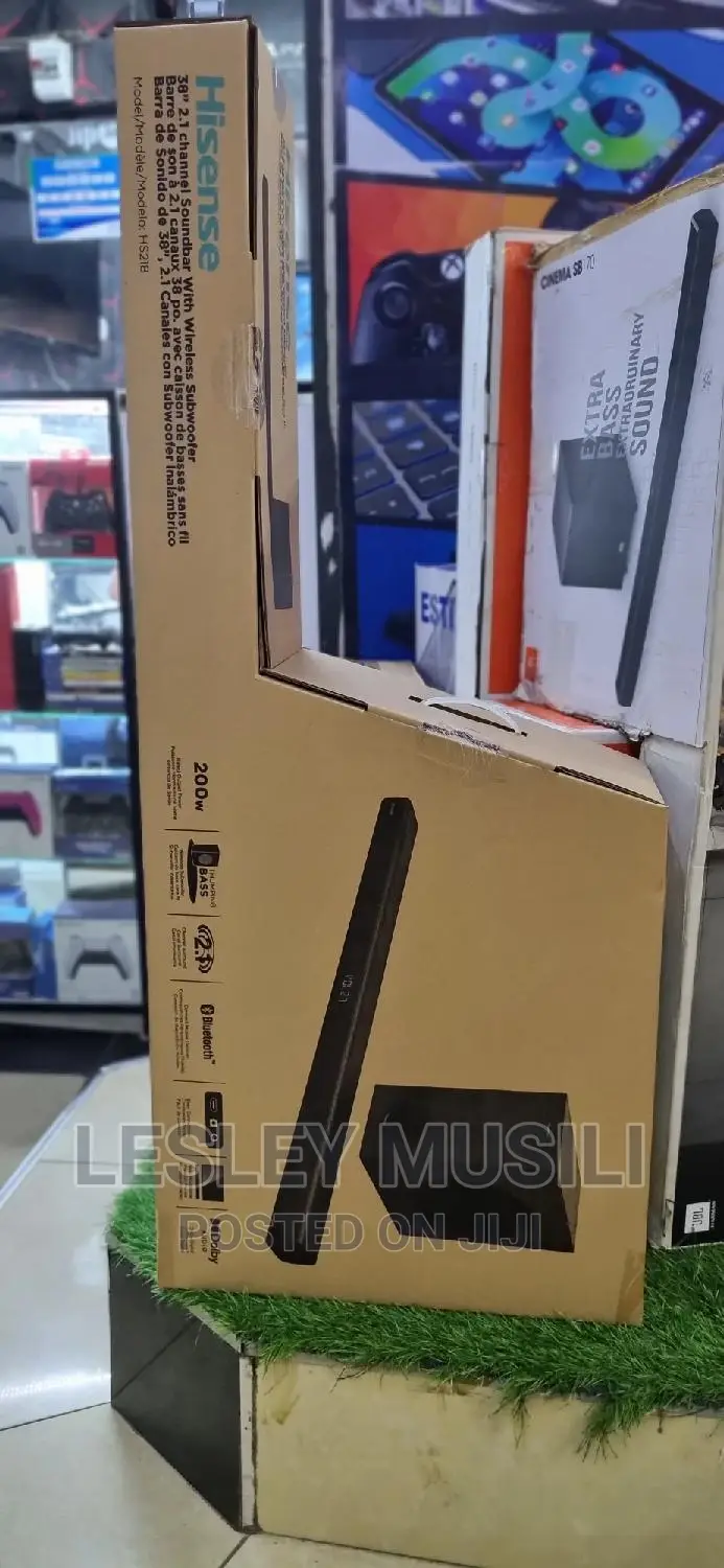 Hisense HS218 2.1 Channel Soundbar With Wireless Subwoofer