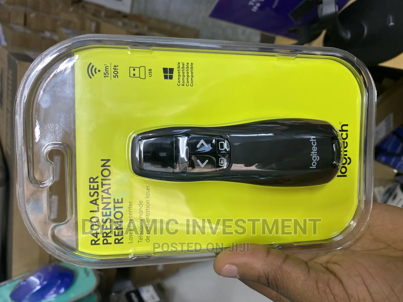 Logitech R400 Laser Presentation Remote Basic Slide