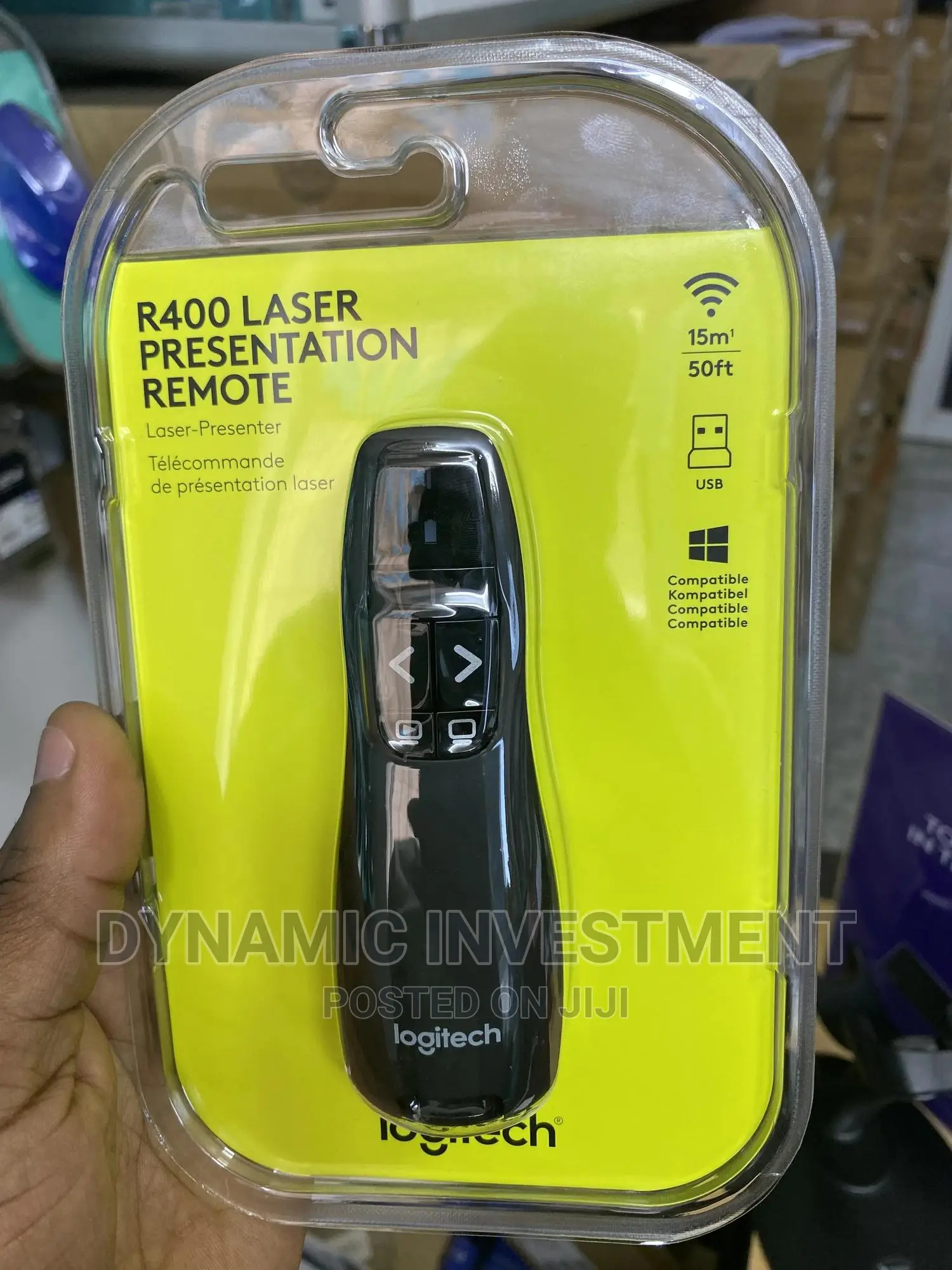 Logitech R400 Laser Presentation Remote Basic Slide