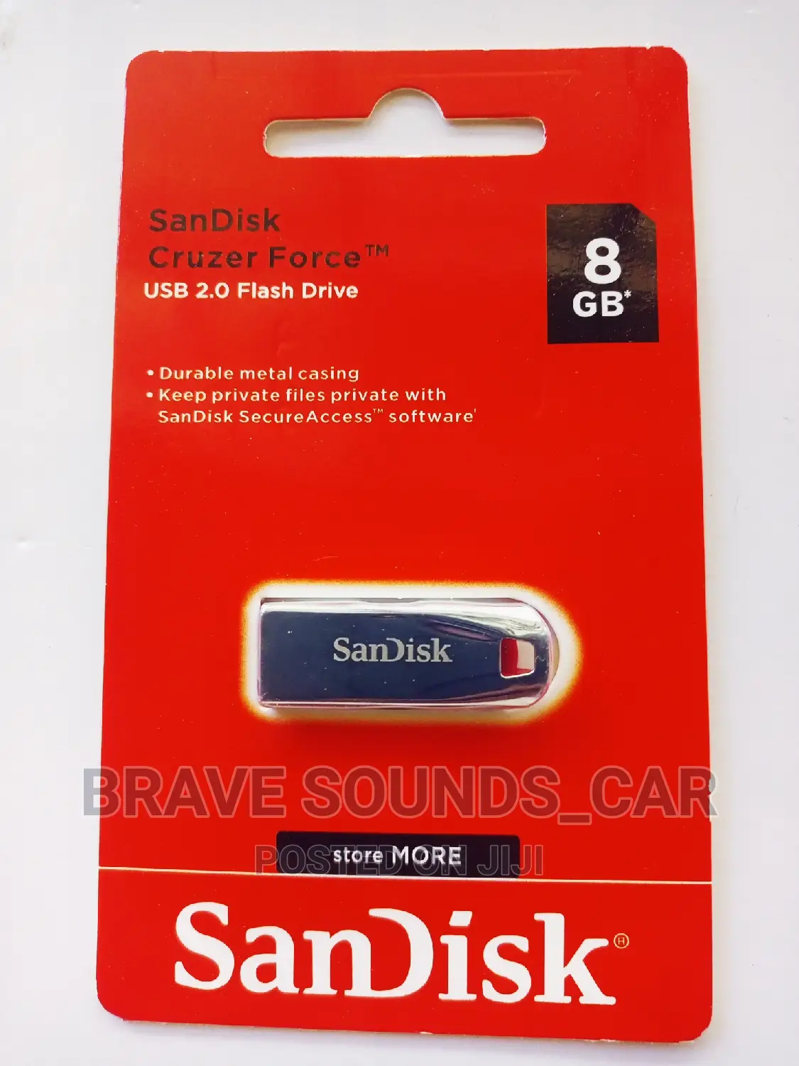 8gb Sandisk Cruser Forceflashdisk Metal Casing