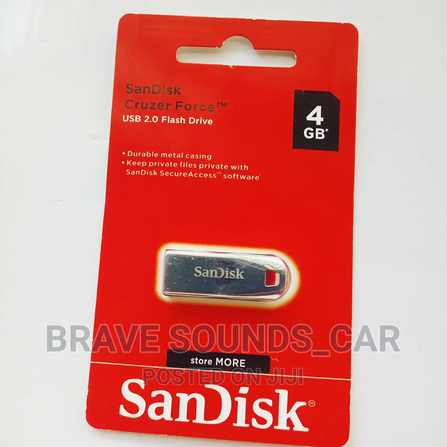 4gb Sandisk Cruser Forceflashdisk Metal Casing