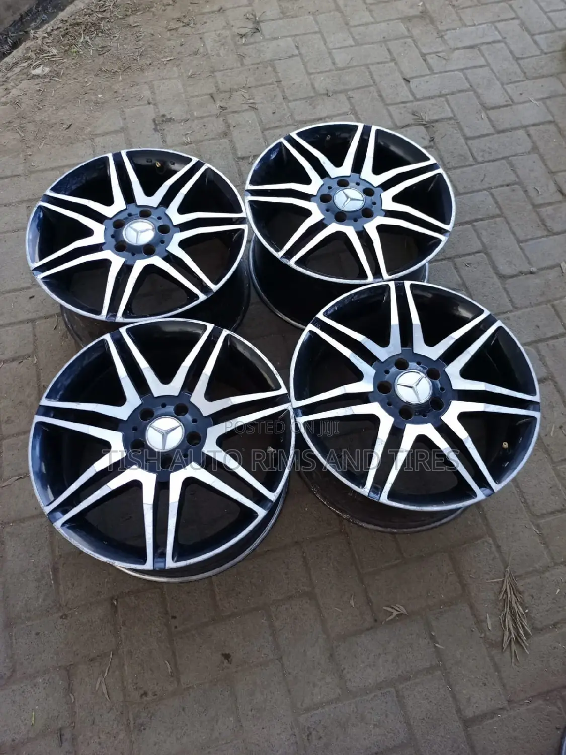 Black Silver Size 18 Inch Rims Mercedes Benz