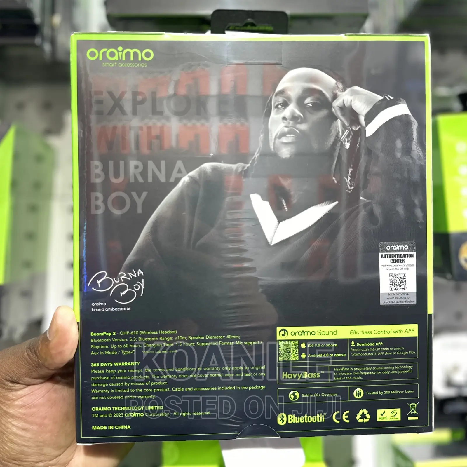 Oraimo Boompop 2 OHP-610 Headphones