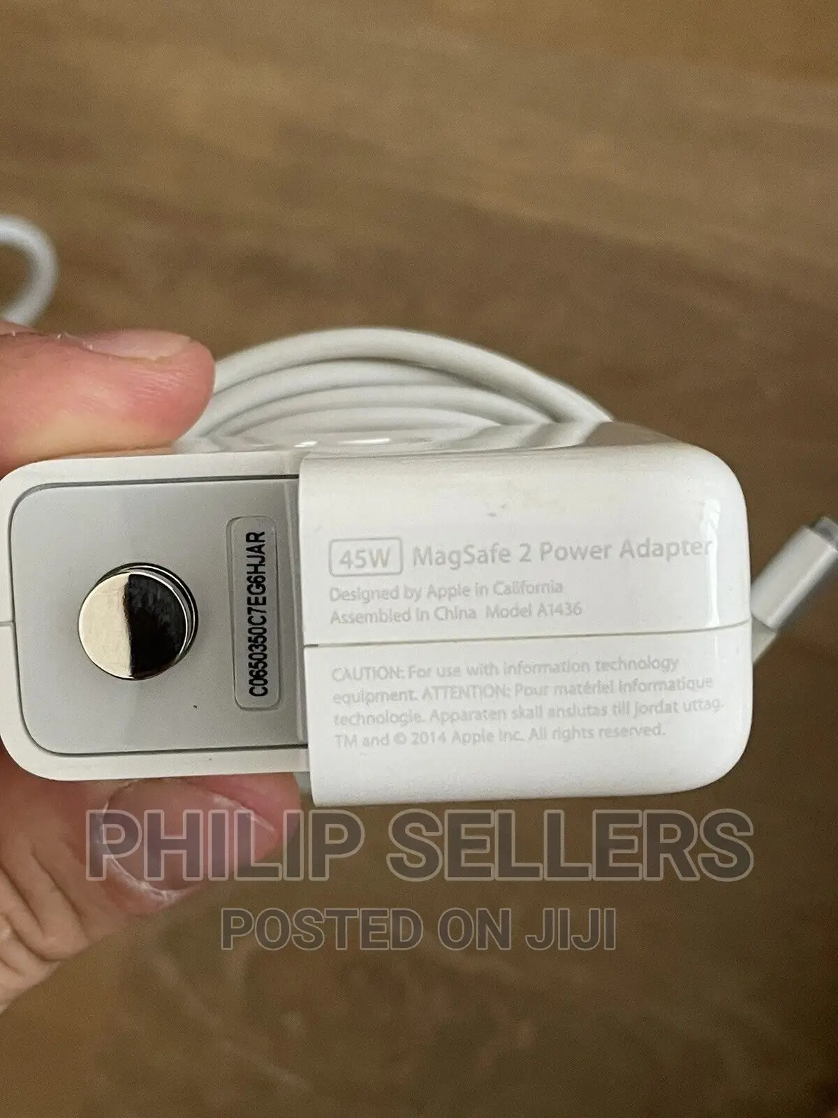 Genuine Apple 45W Magsafe 2 Power Adapter Charger for 11" -1