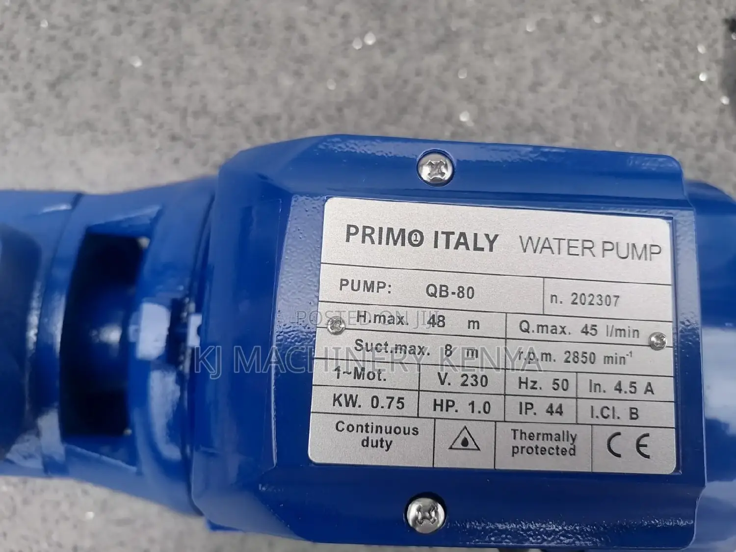 Electric Booster Pumps 1hp Water Pump-Outlet/Inlet 1 Inch