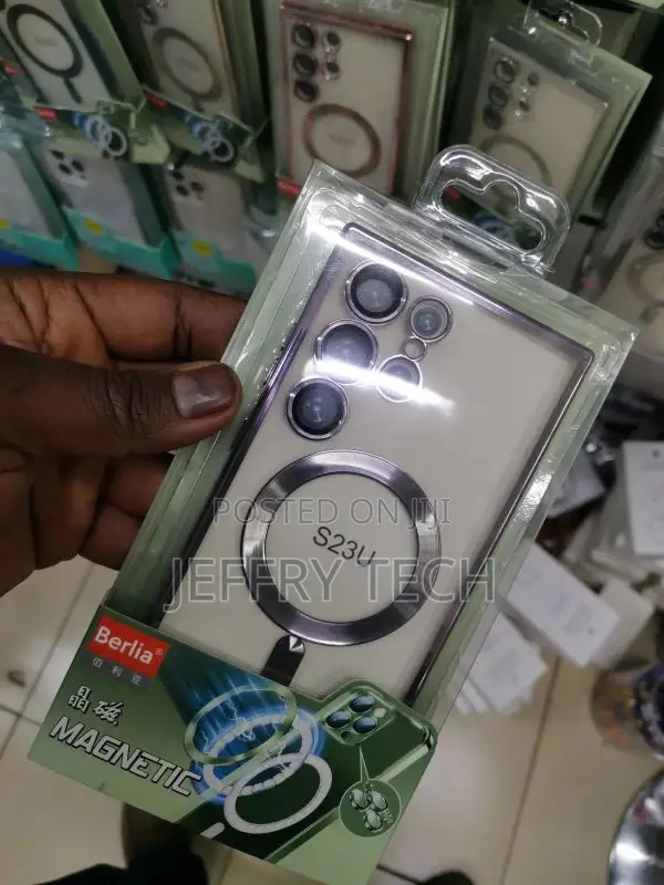 Samsung Galaxy S23 Ultra Clear Case Magnetic Mag Sa