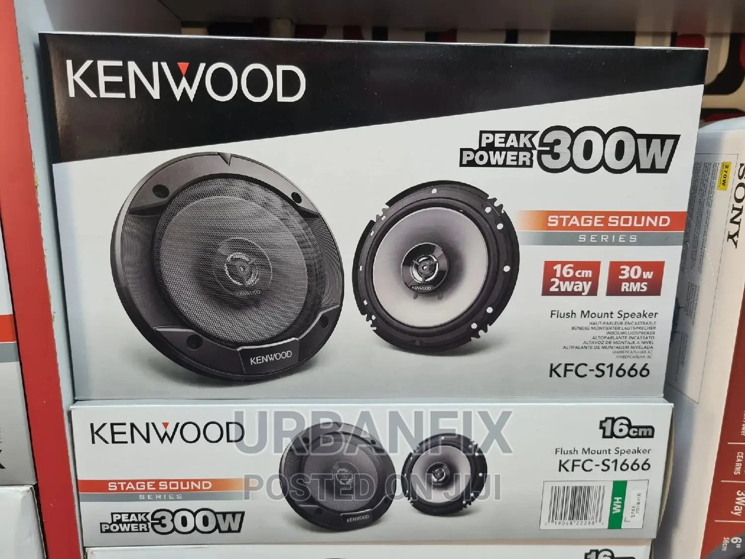 Kenwood 300 Watts 6 Inch Door Speakers