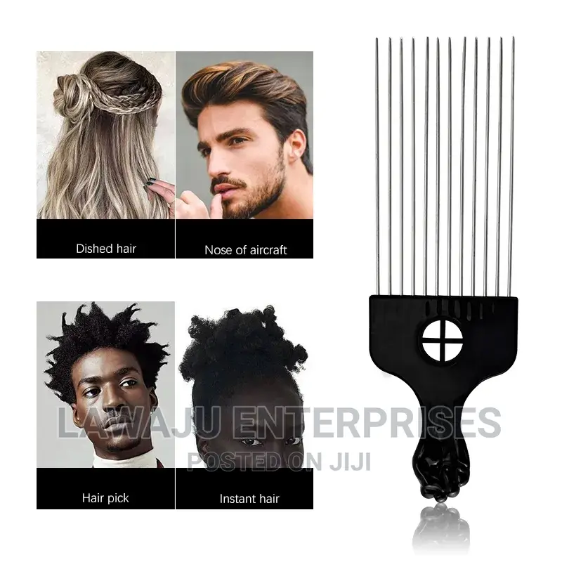 Black Fist Afro Hair Comb - Big