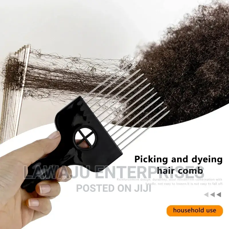 Black Fist Afro Hair Comb - Big