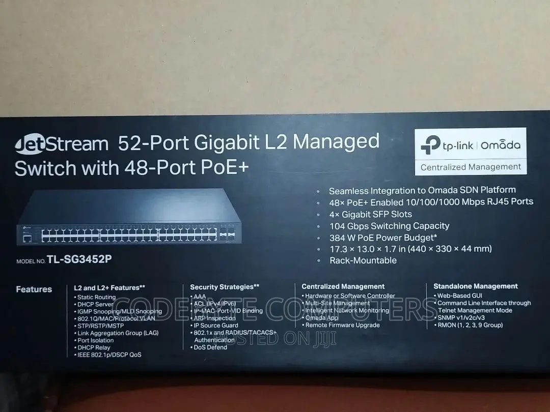 TP-LINK Jetstream 52-Port Gigabit L2+ Managed Swi