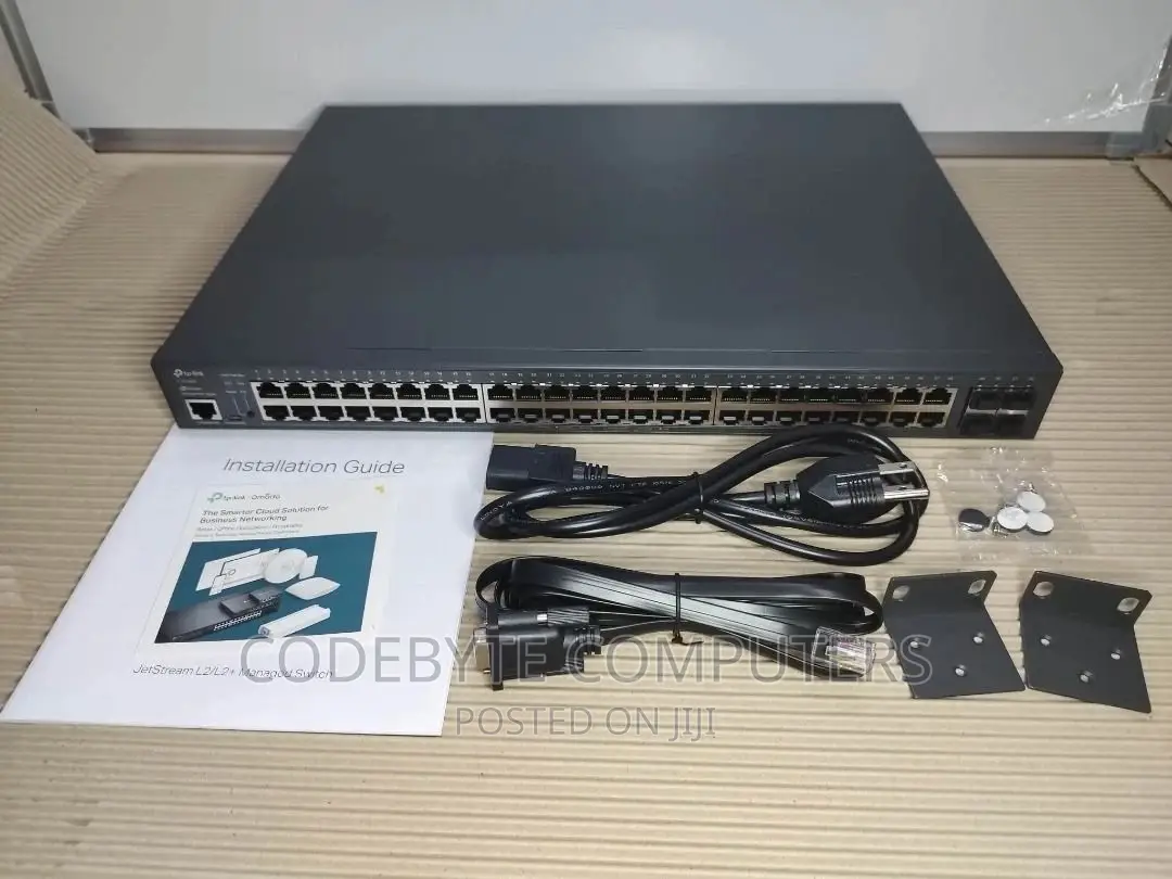 Tp-link Tl-sg3452p 52 Port Gigabit L2+ Managed48 Poe Switch