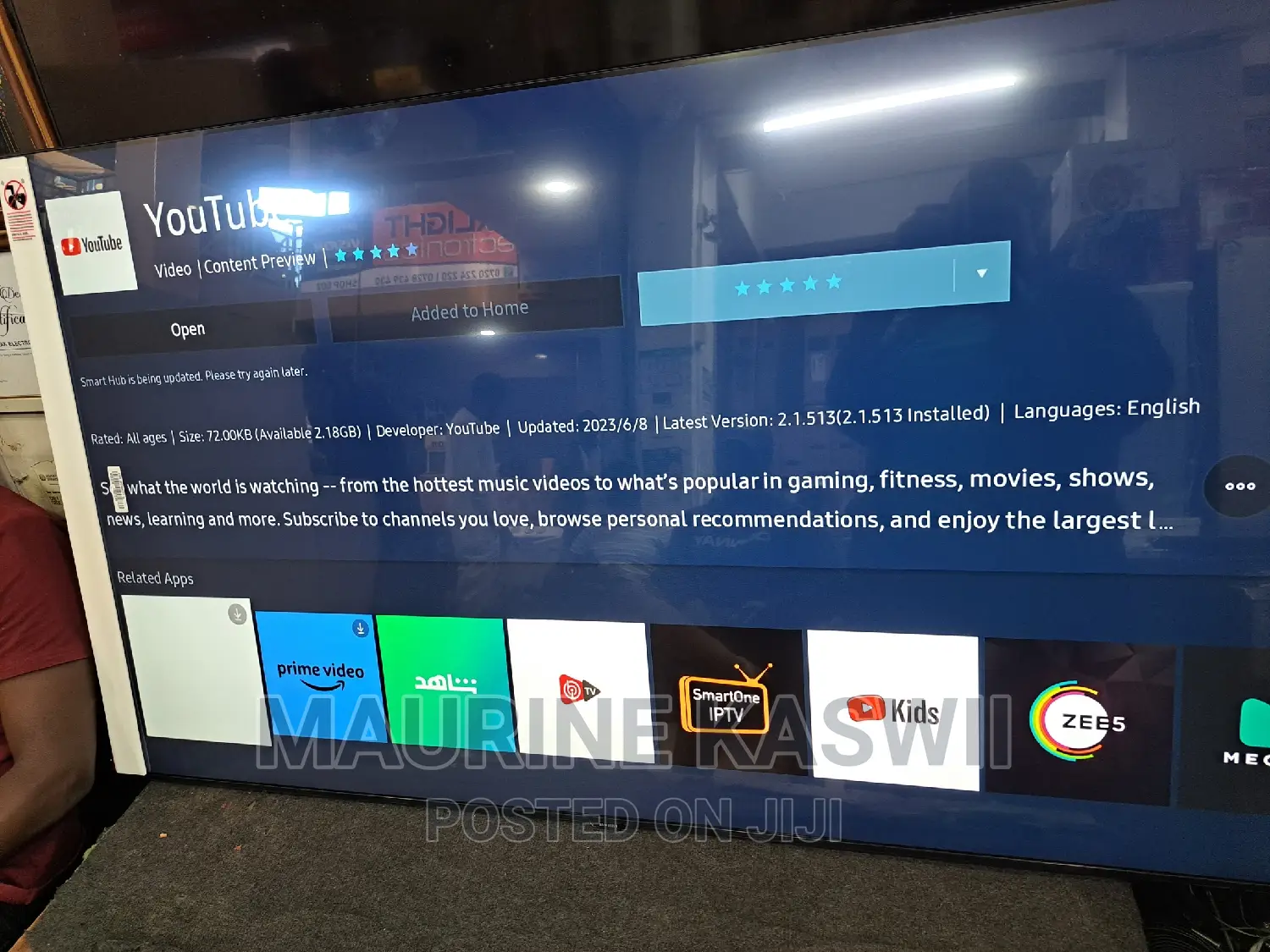 Samsung 65CU7000 65-Inch Class CU7000 Crystal UHD Smart