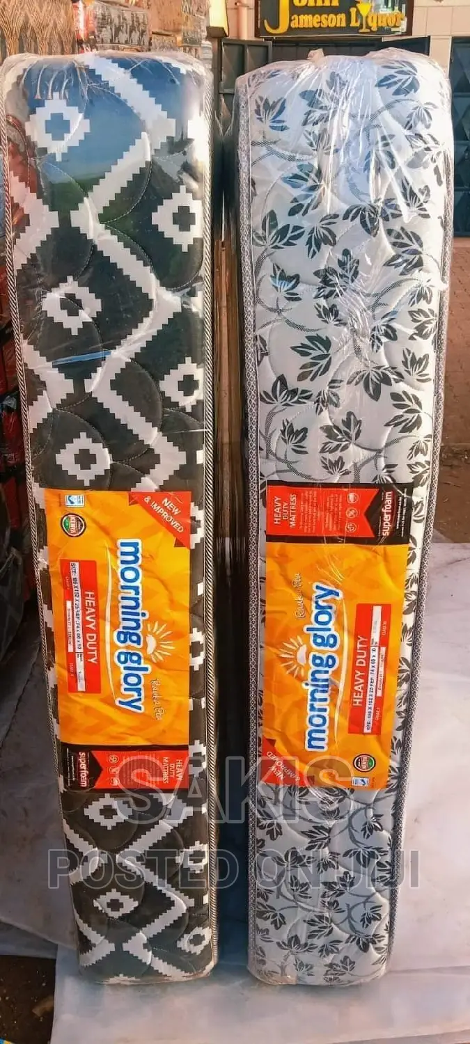 Morning Glory! 6 X 6 X 10 Heavy Duty Quilted Mattresses.