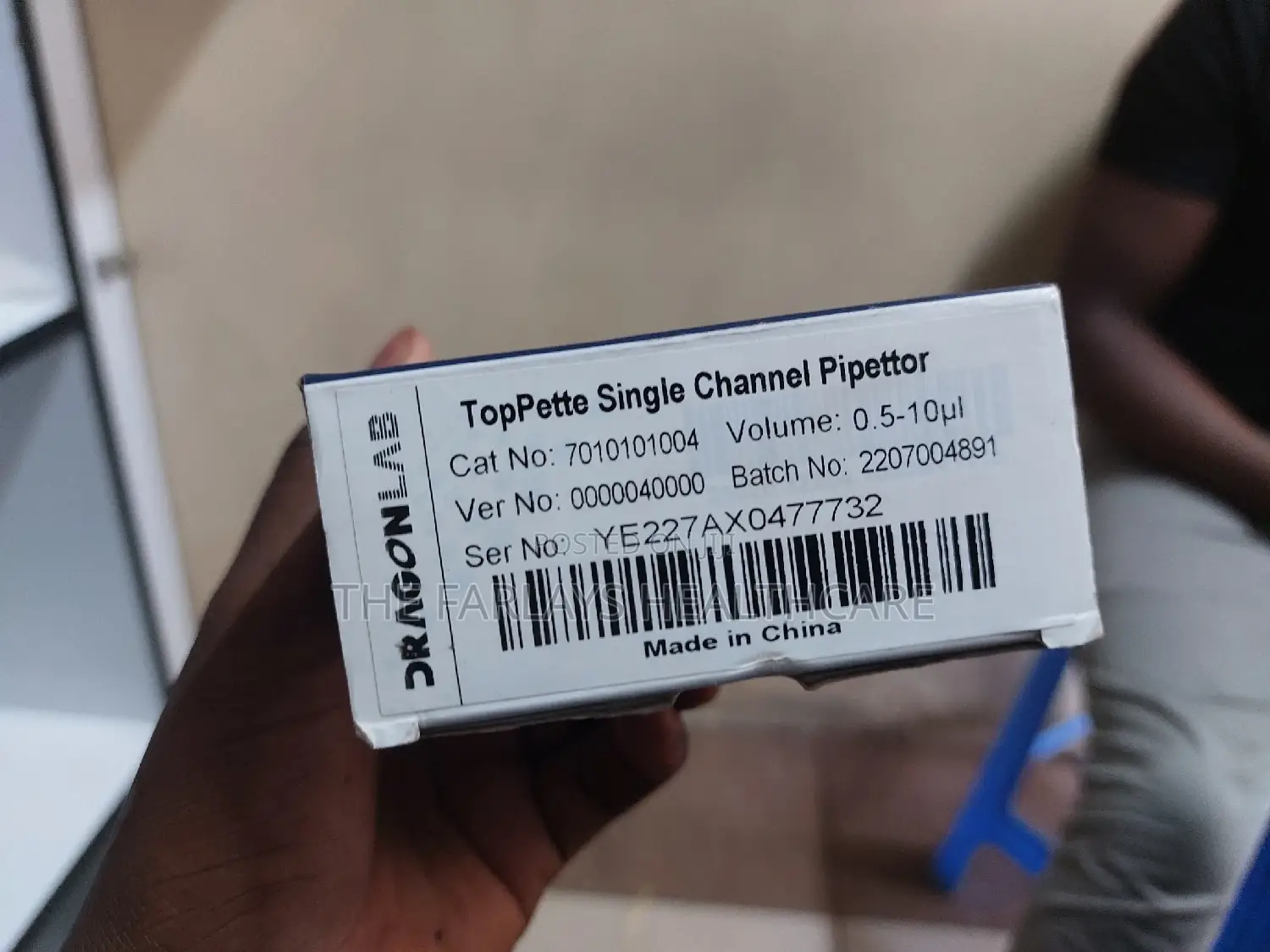 Micropippete 0.5-10 Microlitres