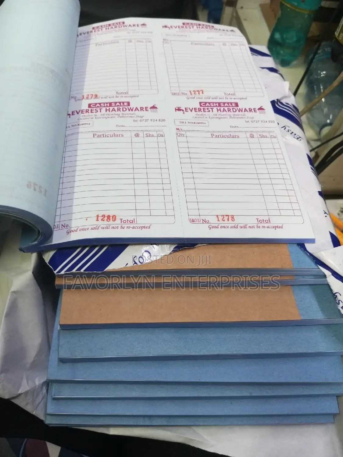 Cash Sale Receipt Books Printing