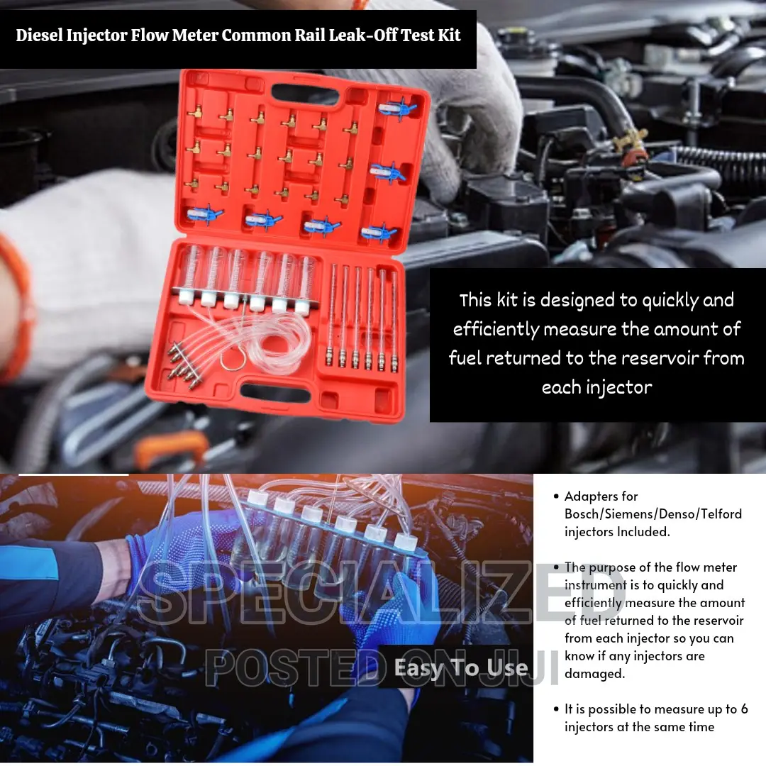Vehicle Common Rail Diesel Flow Meter Leak-Off Test Kit