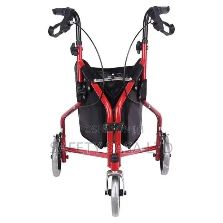 Elderly Shopping Carts Foldable : Three Wheels Walking Aid