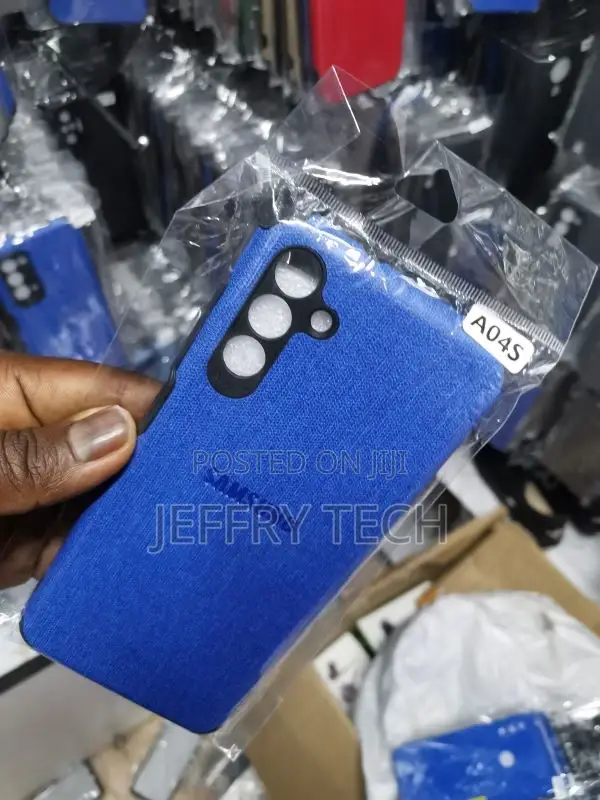 Samsung Galaxy A04s Case Soft Canvas Denim Cloth