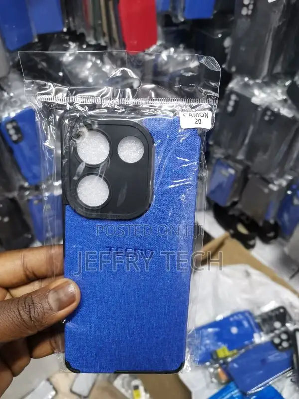 Tecno Camon 20 Bluefabric Jeans Texture Camera Protection