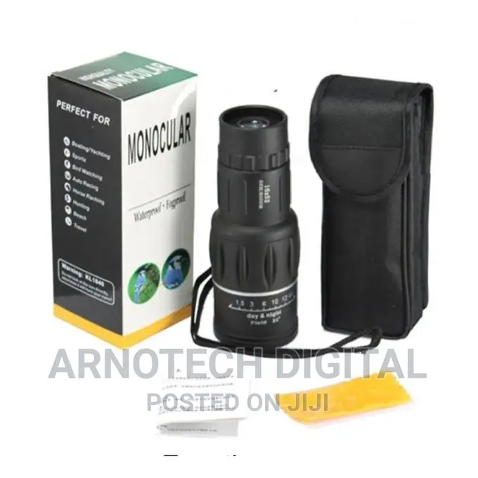Waterproof 16x52 Monocular Dual Focus Optics