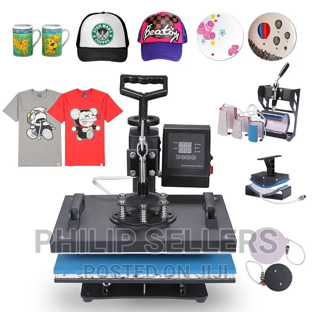 Brand New Combo Mug Cap Shirt Printing Heat Press Printing Machine