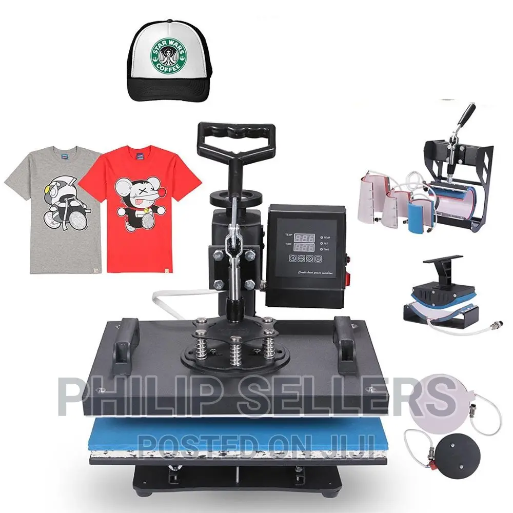 Brand New Combo Mug Cap Shirt Printing Heat Press Printing Machine