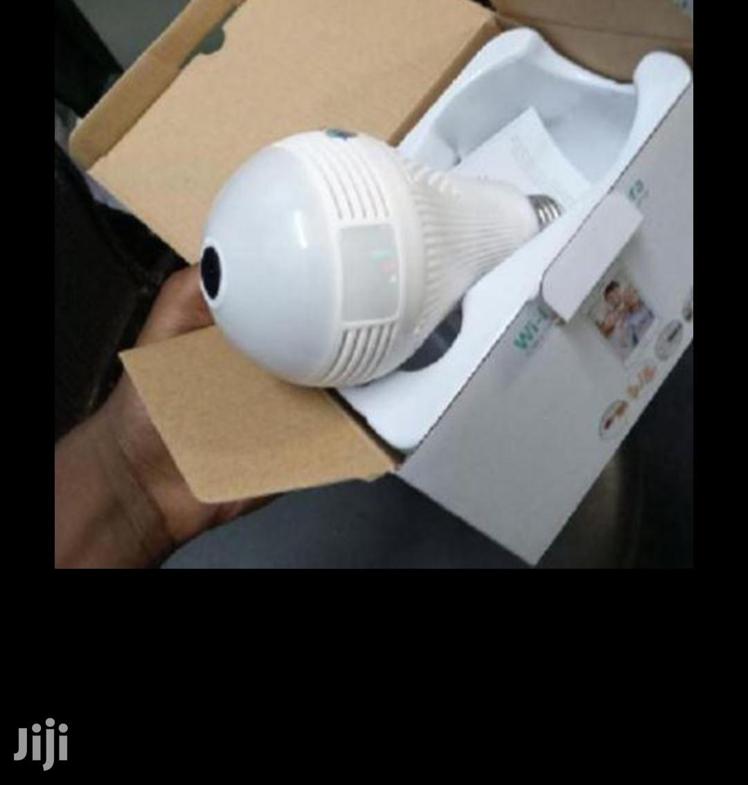 Fisheye Cam Spy Bulb Camera Cctv