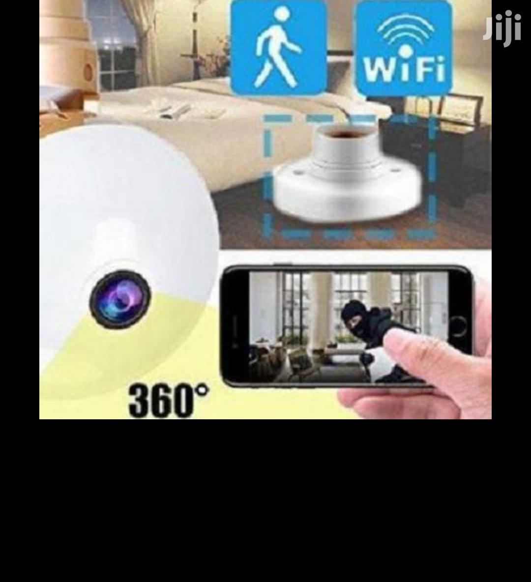 Fisheye Cam Spy Bulb Camera Cctv