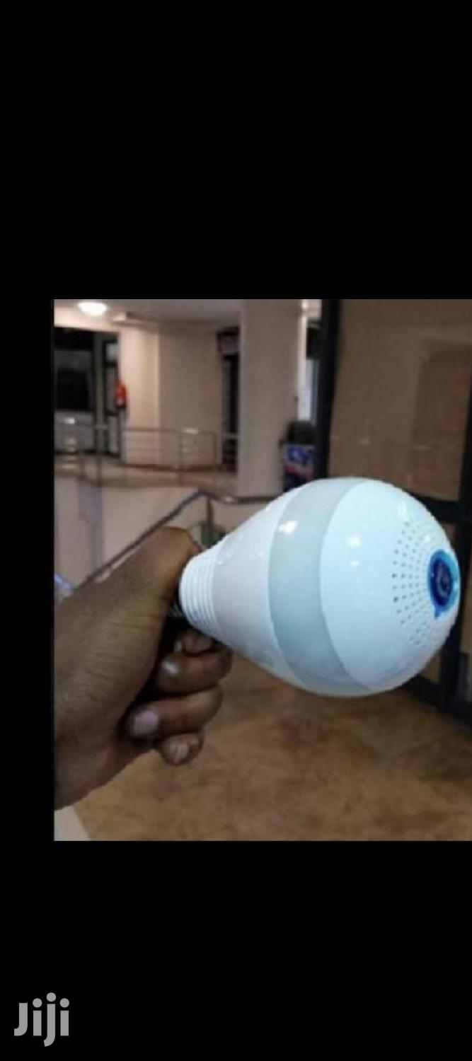 Fisheye Cam Spy Bulb Camera Cctv