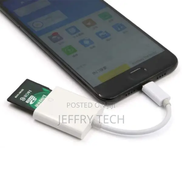 USB Type C to SD Card Camera Reader OTG Adapter Cable USB-C