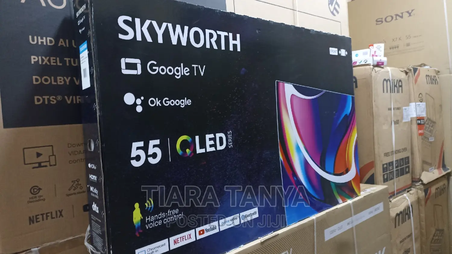 Skyworth 55" Smart Qled Uhd Google Tv