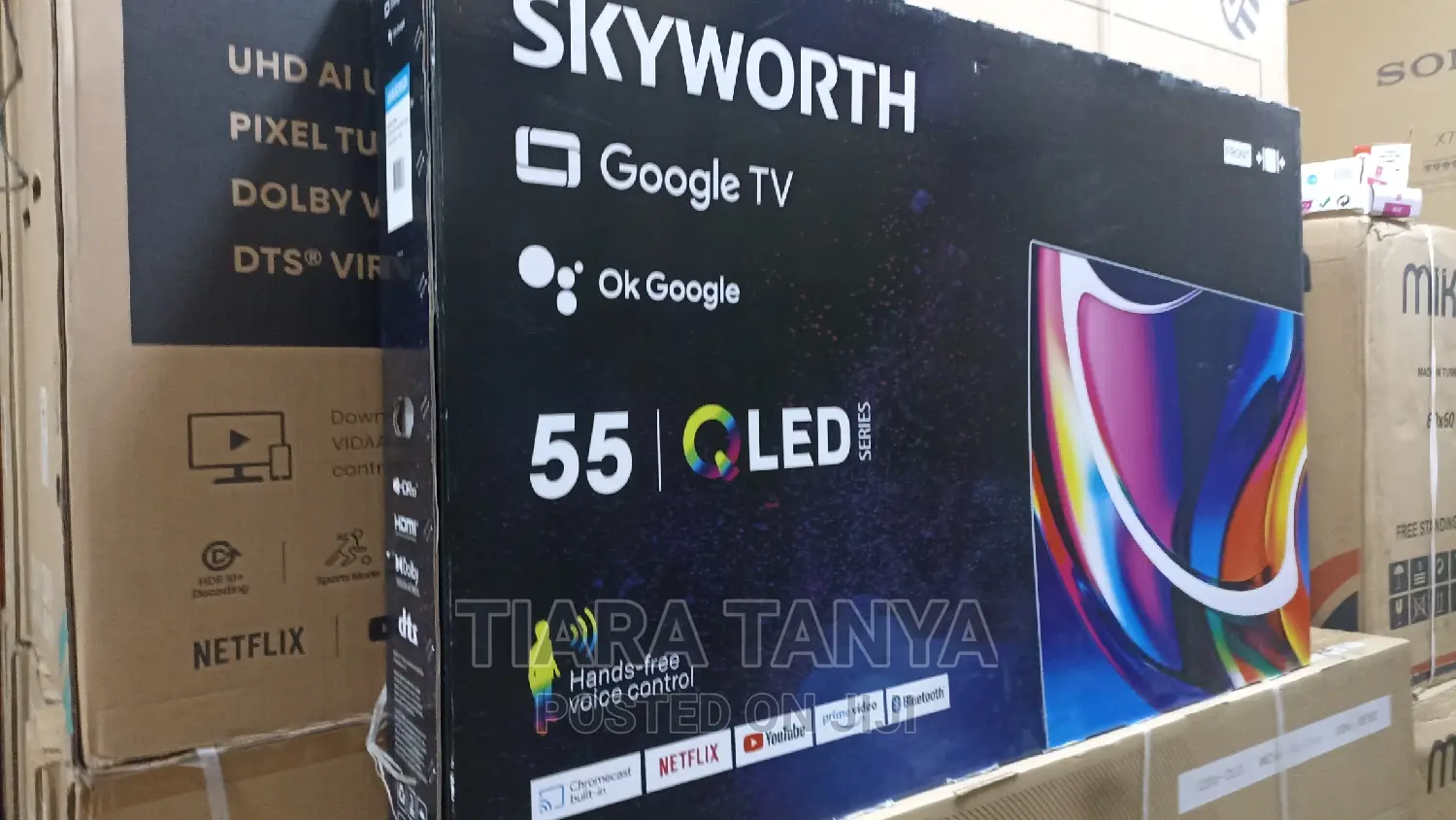 Skyworth 55" Smart Qled Uhd Google Tv