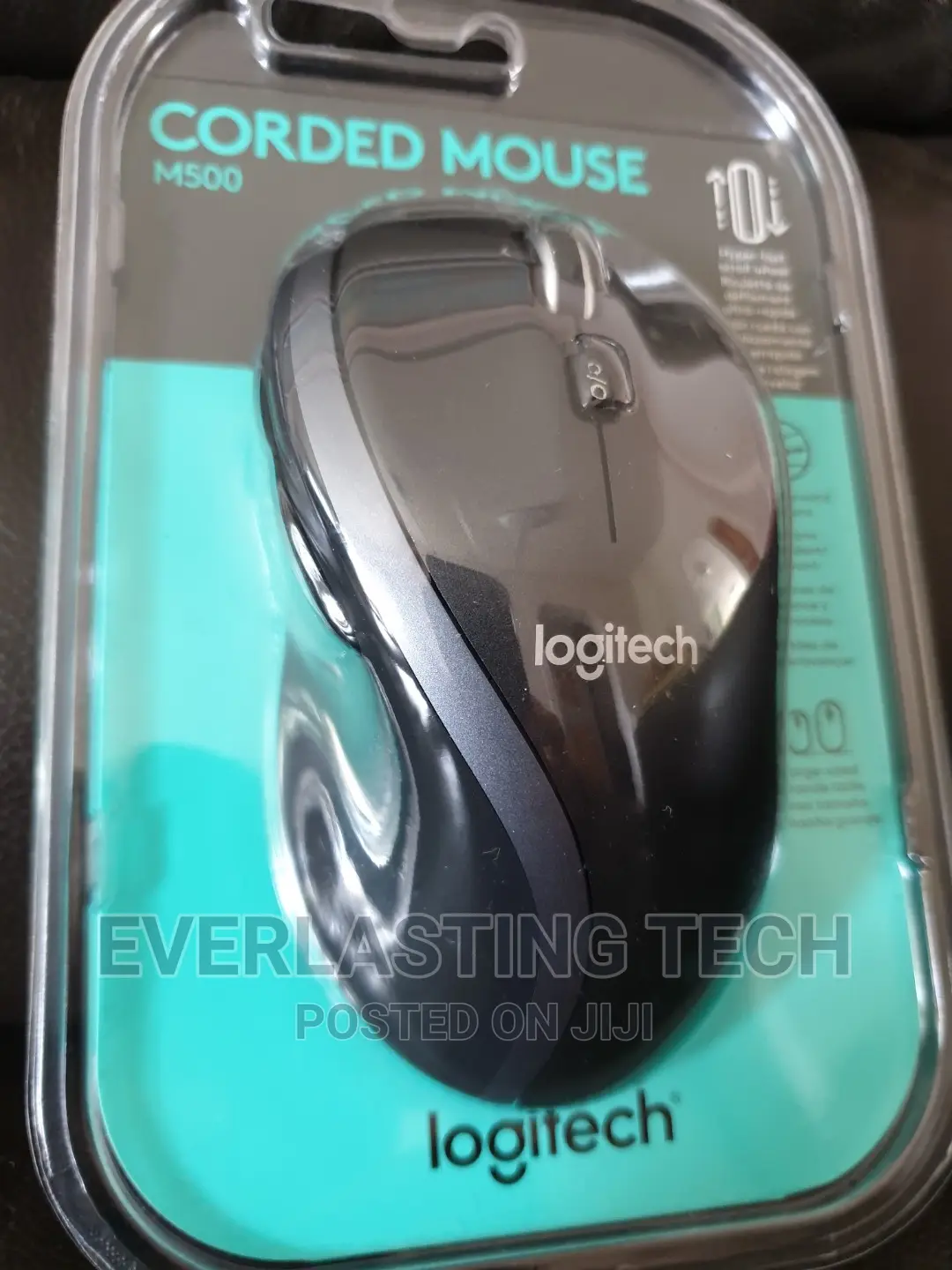 Logitech M500 Wired Ergonomic Mouse