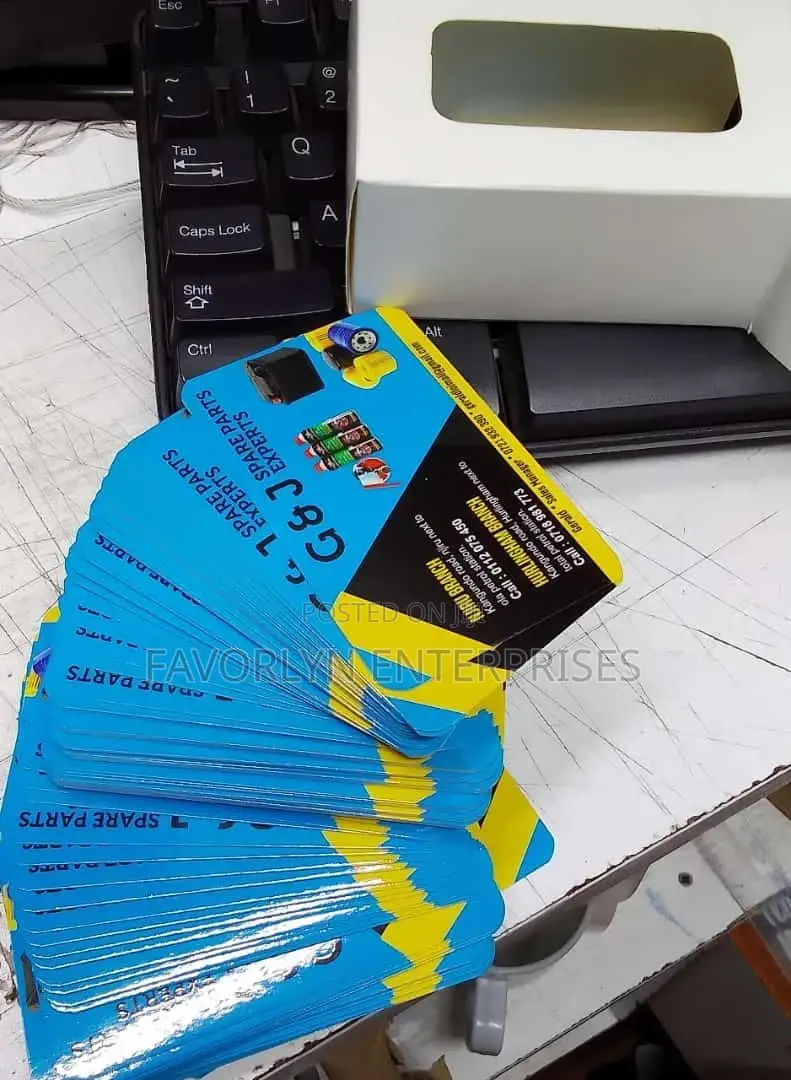 Printing and Lamination for Business Card