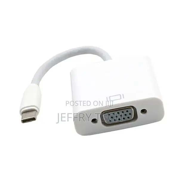Type C USB 3.1 to VGA M/F Reversible Connector Cable Compati