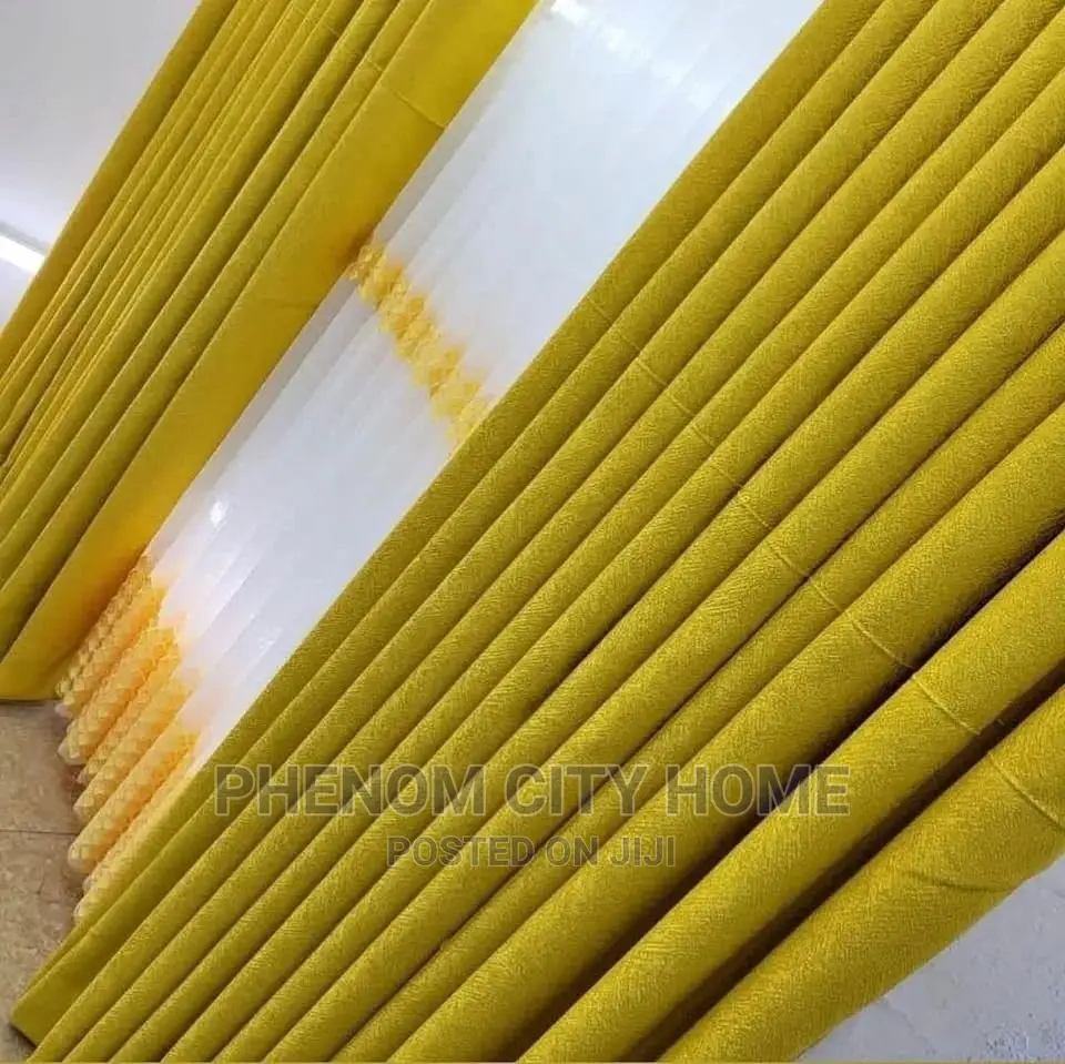 Yellow Linen Curtains