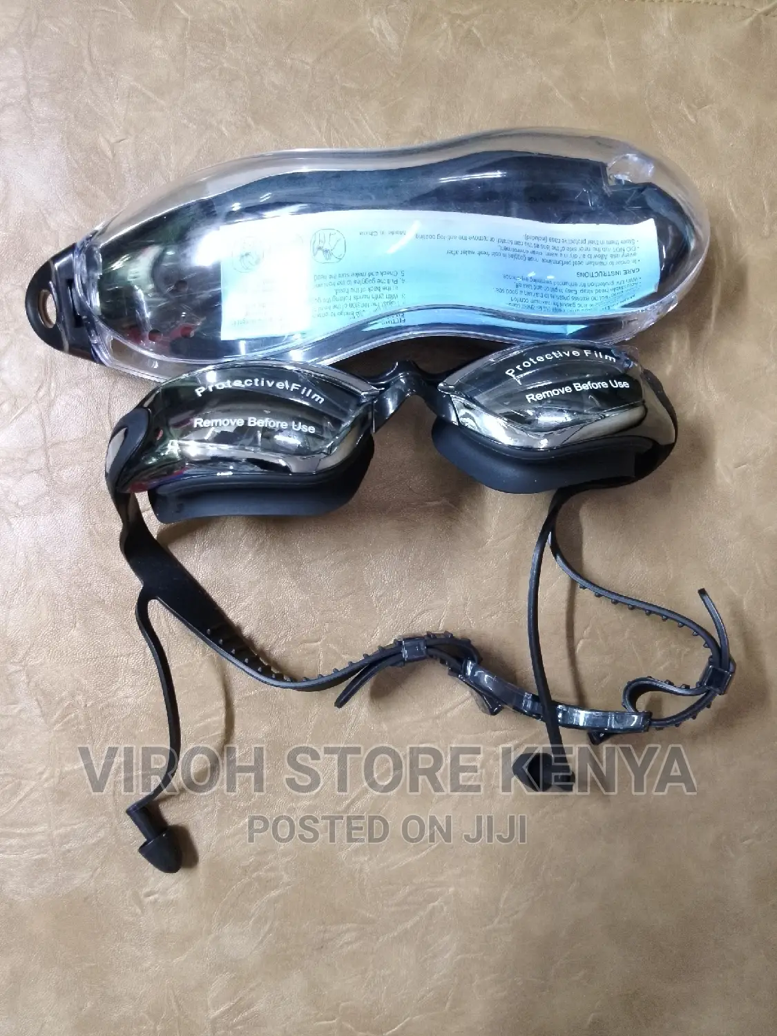 Adults Swimming Goggles Waterproof Glasses With Earbuds