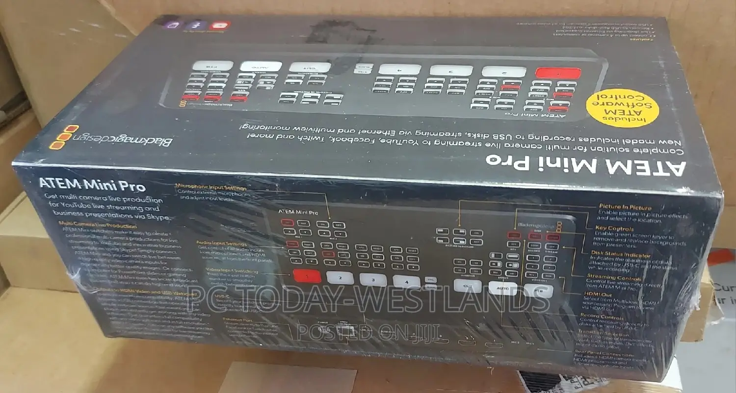 Blackmagic Design ATEM Mini Pro HDMI Live Stream Switcher