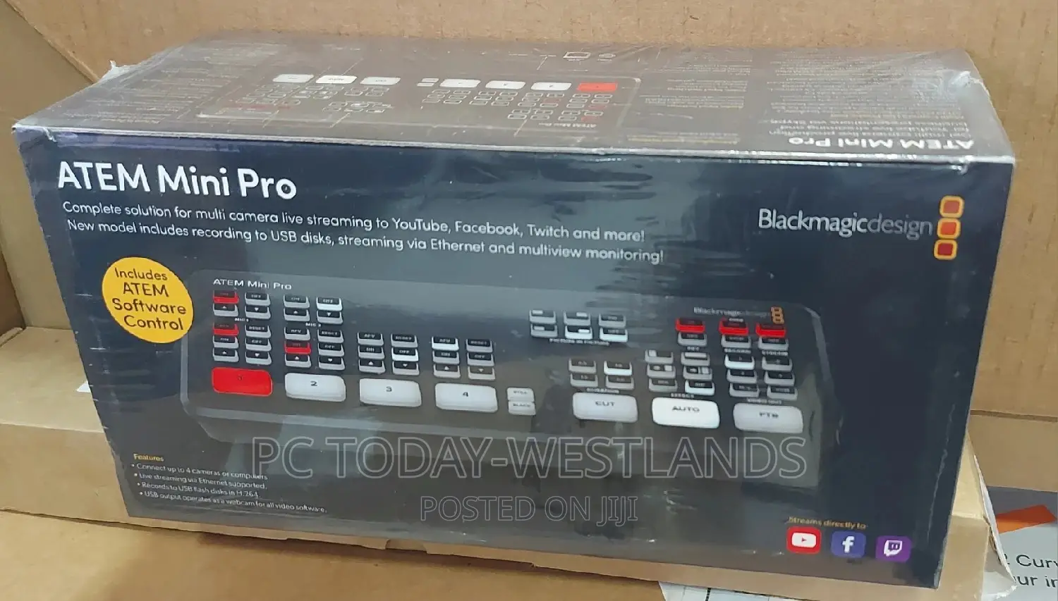Blackmagic Design ATEM Mini Pro HDMI Live Stream Switcher