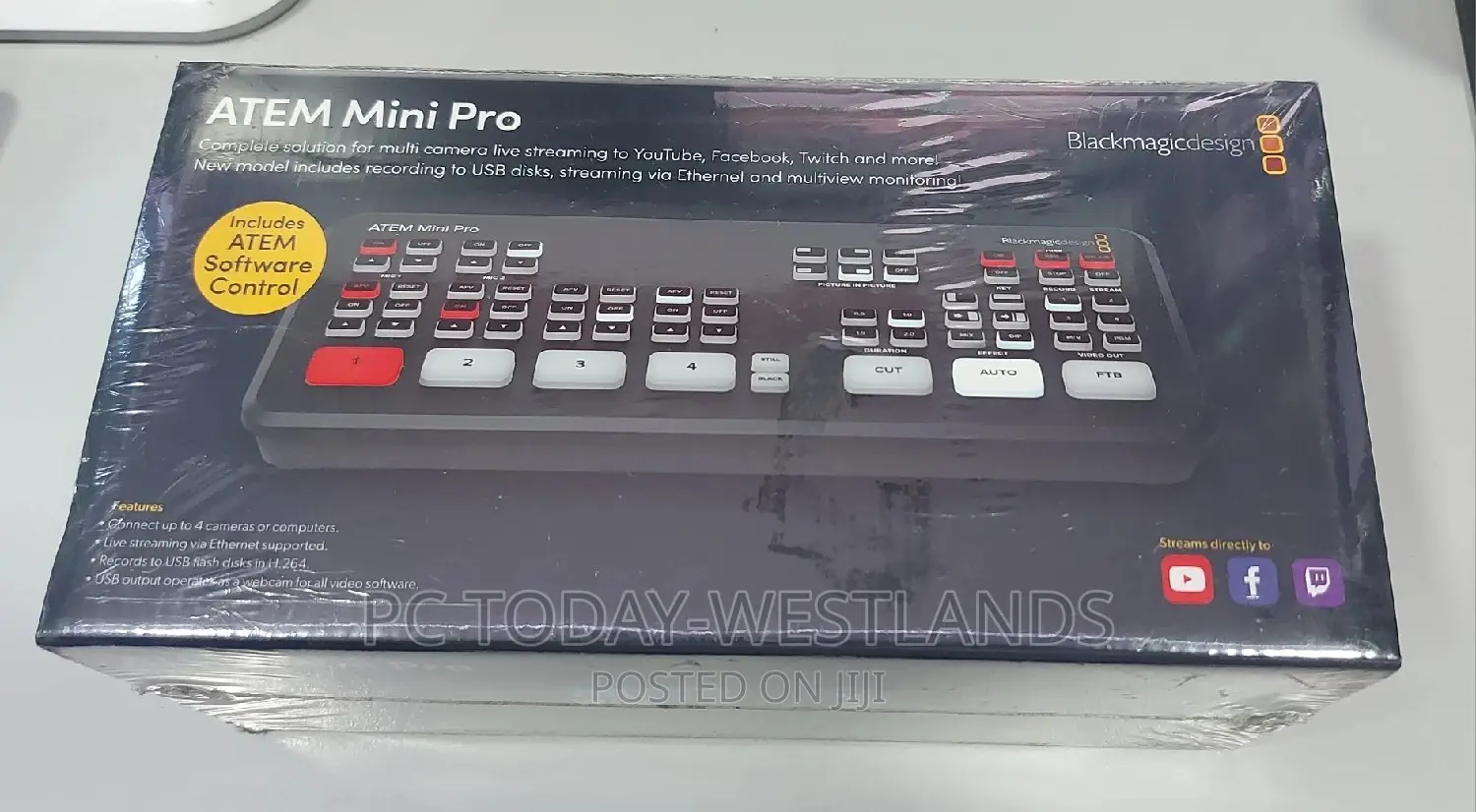 Blackmagic Design ATEM Mini Pro HDMI Live Stream Switcher