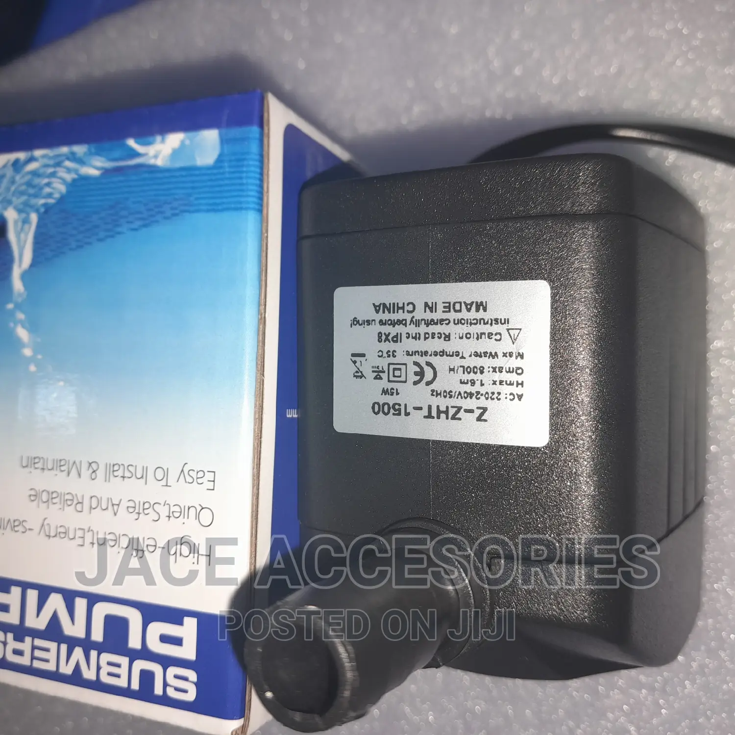 Quiet Submersible Fountain Pump 15w