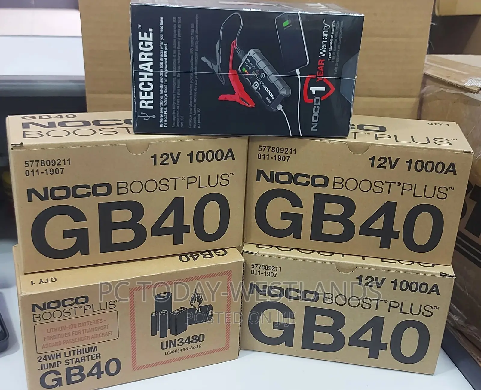 Noco Boost Plus Gb40 1000a Ultrasafe Carbattery Jump Starter
