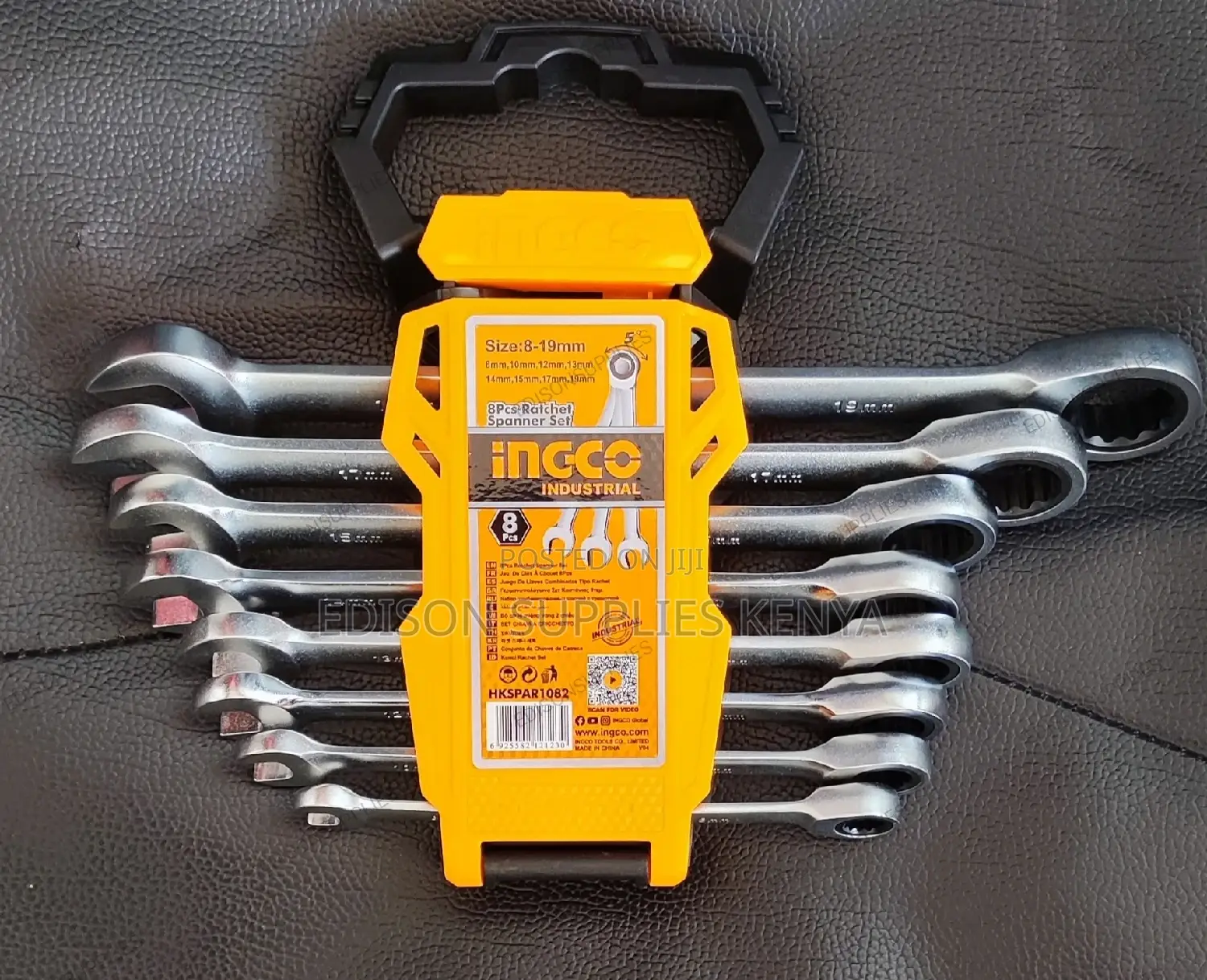 Ingco Ratchet Spanner Set 8pcs Premium Combination Spanners