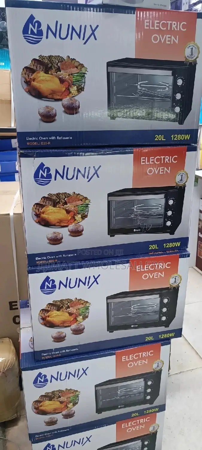 Nunix Electric Oven With Rotisserie, Electric Oven 20litres
