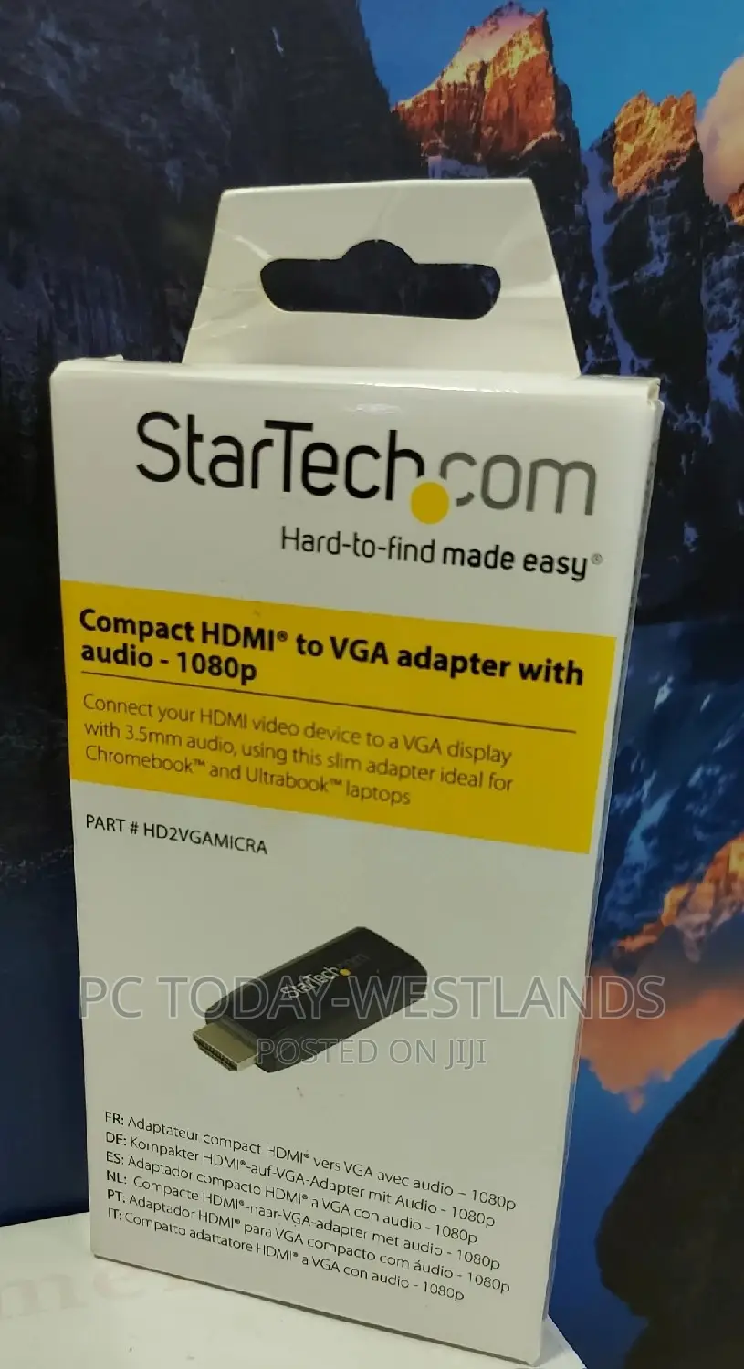 Startech.Com HDMI to VGA Adapter Audio Output 1920x1200