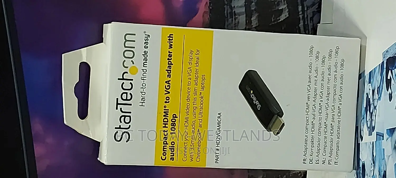 Startech.Com HDMI to VGA Adapter Audio Output 1920x1200