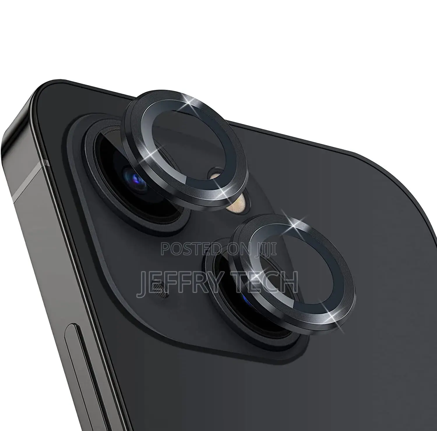 iPhone 14 Plus/14 Metal Ring Tempered Glass Camera Lens Prot