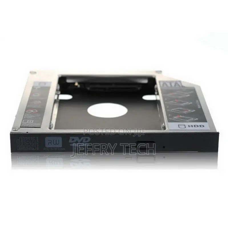 Optical Bay 2nd SATA HDD Hard Drive Caddy CD DVD-ROM for Lap