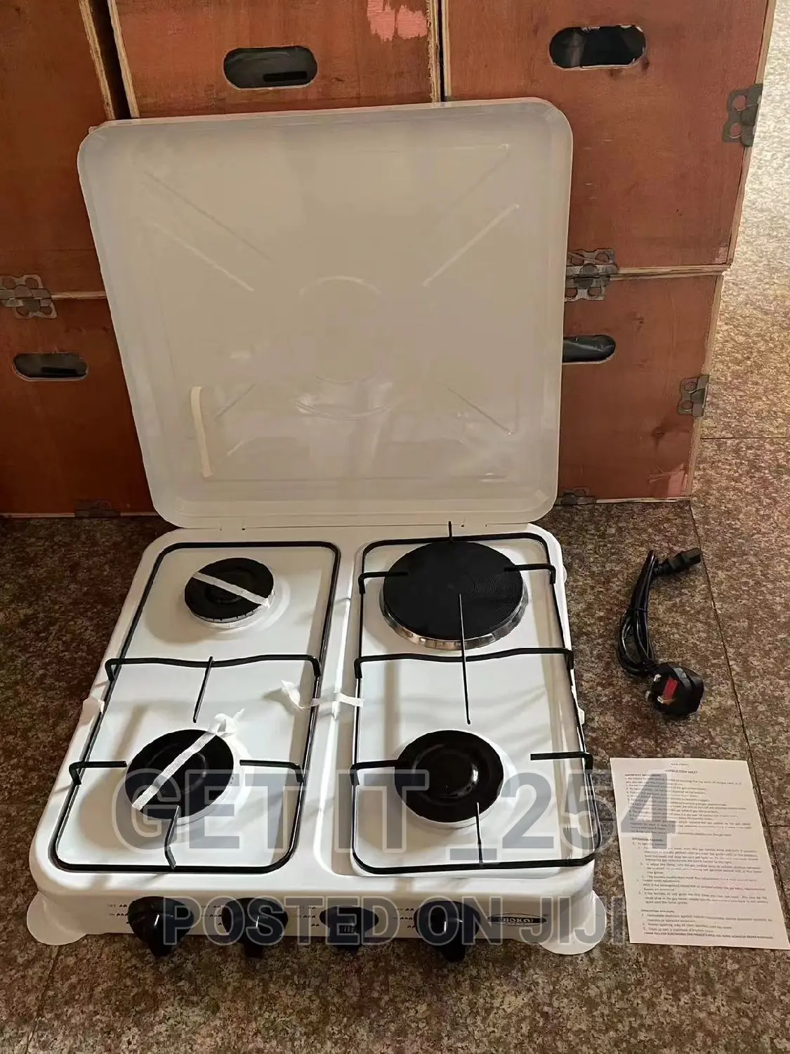 3 Plus 1 Table Top Gas Burner Velton